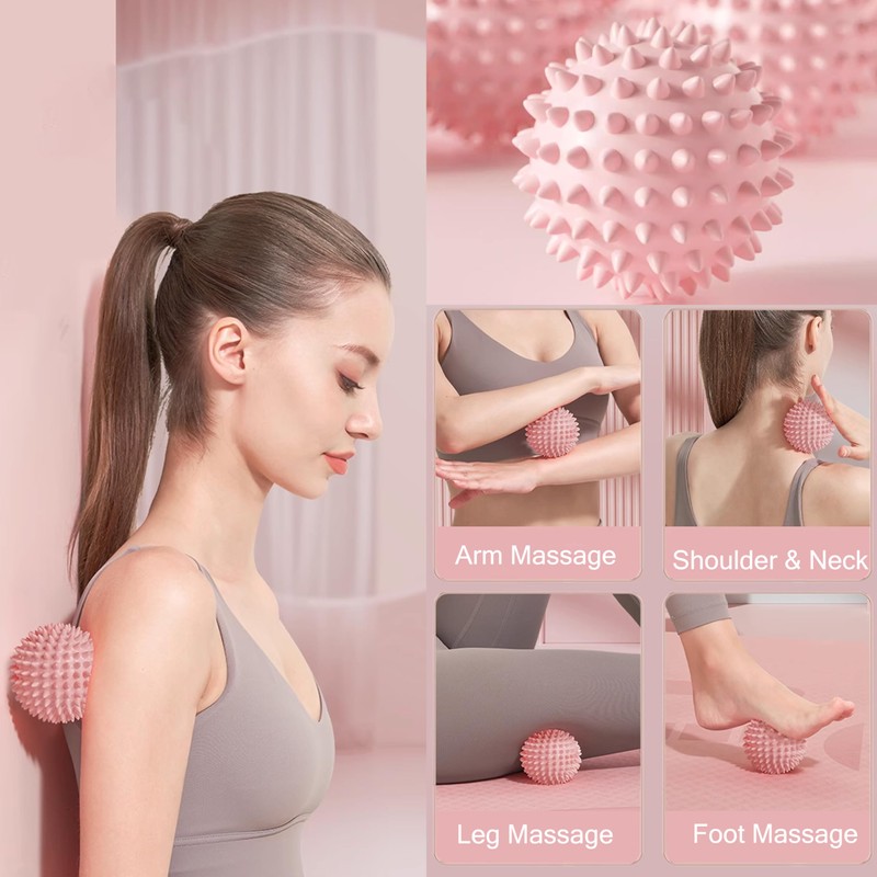 Massage Balls Lacrosse Ball Massage for Back Yoga Physio Ball