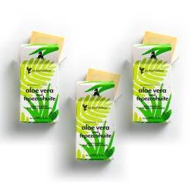 Pack 3 Jabones de Aloe Vera y Tepezcohuite 100% Natural | Ayuda a tratar y prevenir imperfecciones en la piel, tales como cicatrices, puntos negros, acné, Para pieles sensibles y grasas. 100g