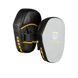 '"Jumbo 34x22 cm Bay® Real Cow Leather Focus Pads Hook Jab Pads Kick Pad Straight, Pack of 2 Black Pads Straight Pair Focus Pads KICK PAD Strike Shield Punch Bag Kick Pad Boxing Pads Mitts Mitt Mitts Coachingpratzen Kick Boxing Muay Thai Thai Boxing Taek