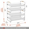MAXIFFE 2-Tier Can Organizer for Pantry, 16.9"W × 11.5"D ×