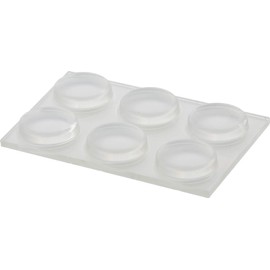 OOK 534220 Clear Self-Adhesive Protective Bumpers (1/2")