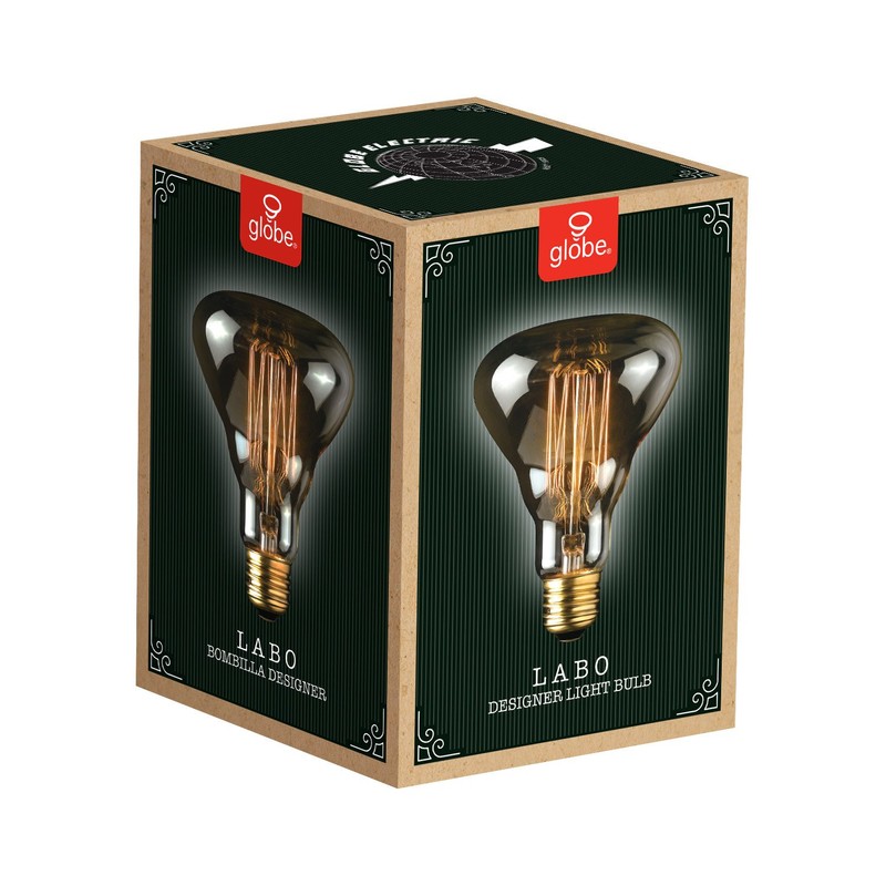 Globe Electric 84654 Designer 40W Labo Vintage Bulb