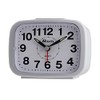 Ravel - Kingston Bold Bell Quartz Alarm Clock - White