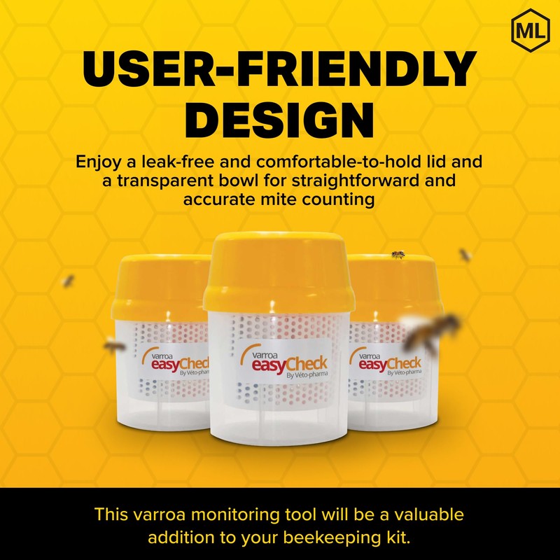 Mann Lake Varroa EasyCheck, Precision Monitoring for Optimal Hive Health,