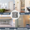 HOSOM 30 Pack Door Hinge Satin Nickel Interior 3.5" x
