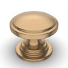Amerdeco 10 Pack 1-1/4 inch Kitchen Cabinet Knobs Champagne Bronze