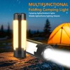 Topabol Solar Camping Lantern,Foldable USB Rechargeable LED Outdoor Camping Light