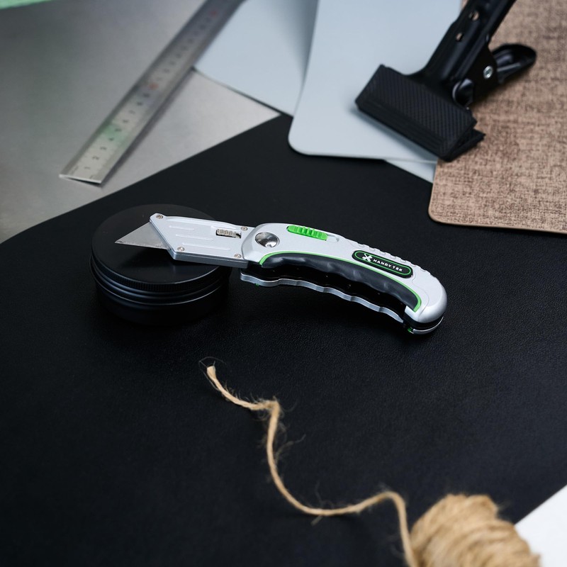 Handy Tek Quick Change Blade Razor Knife, 1 Folding Utility