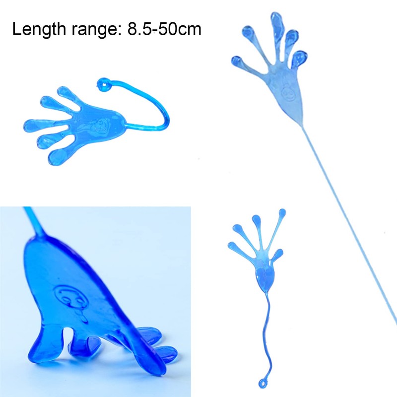 iJiZuo 12 Colorful Hands, 4 Colors Sticky Hands, with Handle