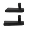 1 Pair Bike Rearview Mirror Plastic Handle Foldable 360 Degree