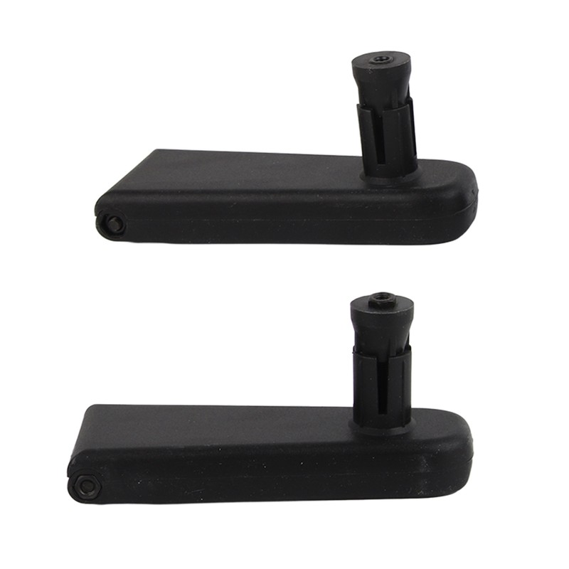 1 Pair Bike Rearview Mirror Plastic Handle Foldable 360 Degree