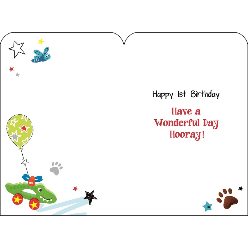 Boys 1st Birthday Card