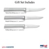 Rada Cutlery 3-Piece Paring Knife Galore Knife Gift Set, Silver