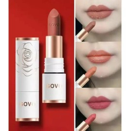 Unknown GOVO 컵에 묻지않는 빈티지 무광 립스틱 3색 국내 배송 GOVO Non-Stick Vintage Matte Lipstick 3 Colors Domestic Shipping [1 piece of apricot milk tea x 1]