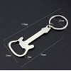 Générique Electric Guitar Style Steel Bottle Opener Keyring, Moyen, Stainless