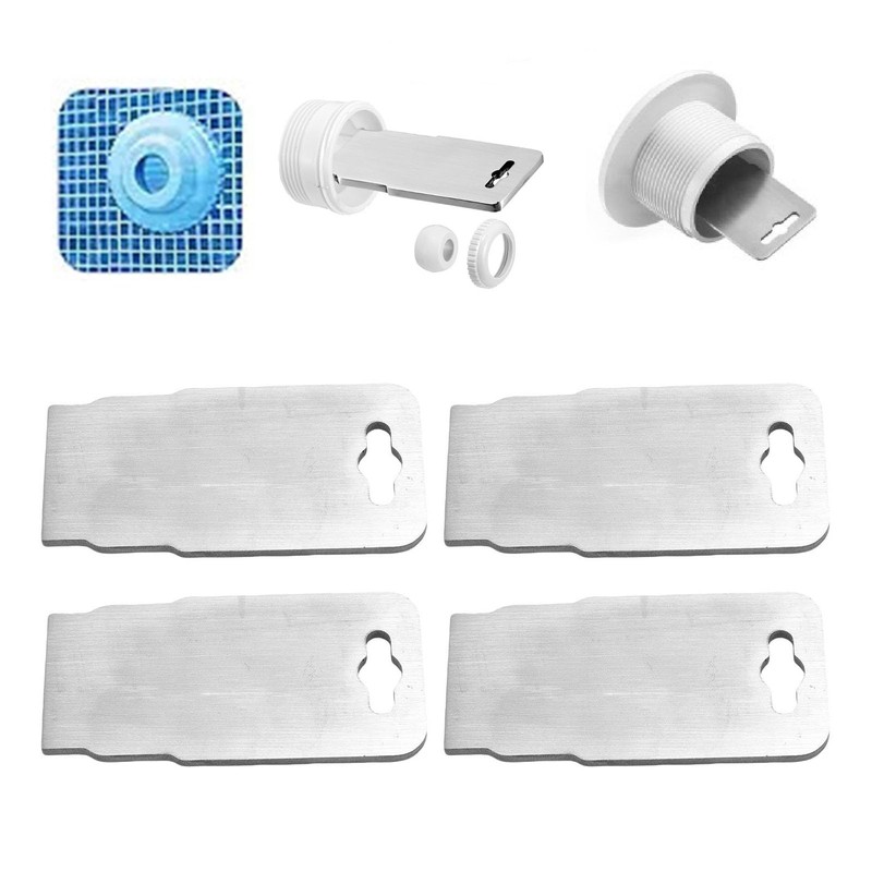 Yosoo Pool Jet Nozzles Removal Tool 4PCS Stainless Steel Inground