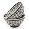 Bunzlauer Multi-Purpose Bowls 13.5 cm Ribbed Set of 2 (Leonie
