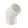 uxcell 40mm Slip 45 Degree PVC Pipe Fitting Elbow Coupling