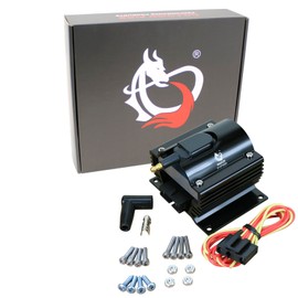 DRAGON FIRE PERFORMANCE Ignition Coil Compatible with Ford F-150 F-250 F-350 Ranger Taurus Mustang Lincoln Town Car Sable Cougar 7.5L 5.8L 5.0L 3.8 REPLACES MSD 8227 556-152 86415 OEM Fit DFC1018
