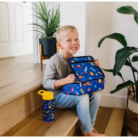 Wildkin Kids Insulated Lunch Box – Durable and Reusable for School & Travel - Out of this World