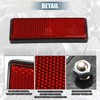 QUARKZMAN Universal Reflector 88 x 32 mm for Motorcycle Scooter