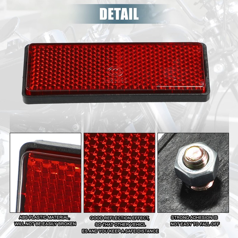 QUARKZMAN Universal Reflector 88 x 32 mm for Motorcycle Scooter