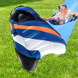 Suonncudst Inflatable Lawn Water Slip Bodyboard for Water Slides, Summer Slipe Water Slides Bodyboard Toys for Backyard Outdoor Party