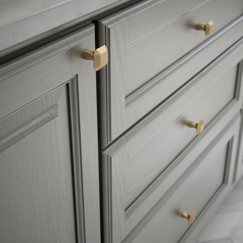Franklin Brass Napier (1-Pack) Cabinet Knobs | Champagne Bronze Handles