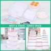 RockBerry 46 PCS Food Storage Containers with Lids Airtight- Plastic