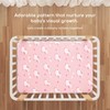 Yukkidds Next to Me Crib Sheets Fitted 83x50cm Baby Bedside