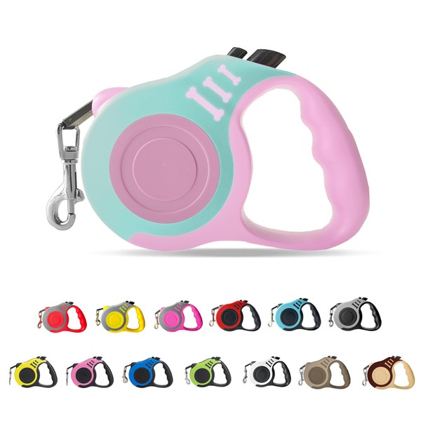 LIEVUIKEN Retractable Dog Leash Automatic Telescopic Tractor Dog Tape, Pet