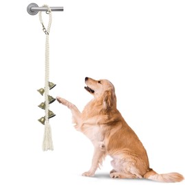 Dog Training Bell Length Upgrade 92 cm Adjustable Dog Doorbell Pet Training Doorbells Interaction Bell Training Bell for Potty Training