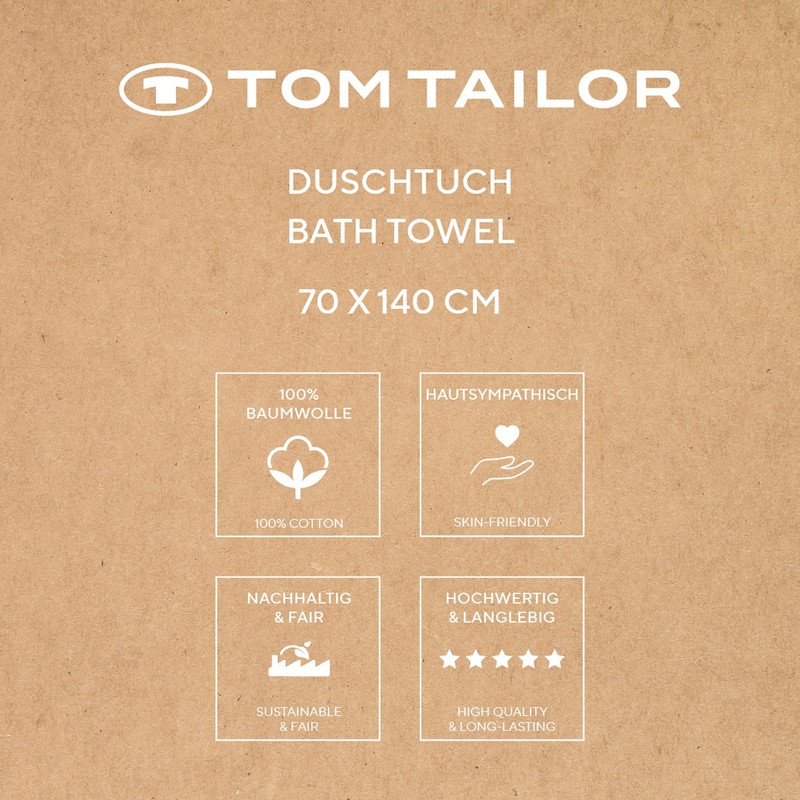 Klaus Herding GmbH Tom Tailor Bath Towel 70 x 140