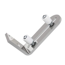 DOITOOL Stainless Steel Door Stopper Floor Guides Anti-Collision Prevent Swing for Sliding Barn Doors