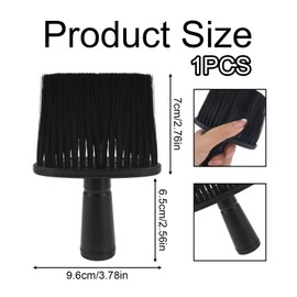 Car Detail Detailing Brush, Automotive Interior Dust Duster Dusting Brush with Soft Bristle auto Cleaning Tool for Dashboard Vents Wheels Leather Upholstery Seat (Black)