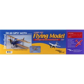 Dumas 336 DeHavilland DH60 Gipsy Moth 30" Rubber Band Powered, 336