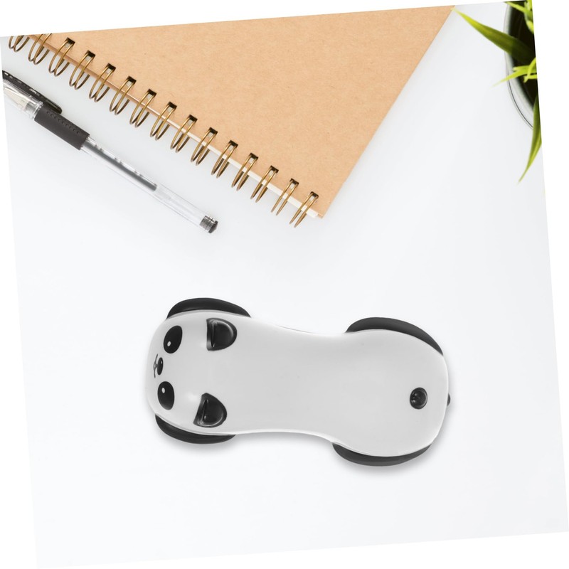 Operitacx Mini Panda Heftgerät Niedlicher Handlicher Schreibtischhefter Für Büro Und