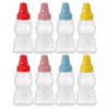MAGICLULU Mini Sauce Bottles Set Lightweight Condiment Squeeze Bottles for