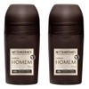 Homem Desodorante Roll On Masculino Kit 2pz Natura Original