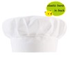 CRJHNS Kids Apron and Chef Hat Set, Adjustable Cotton Child
