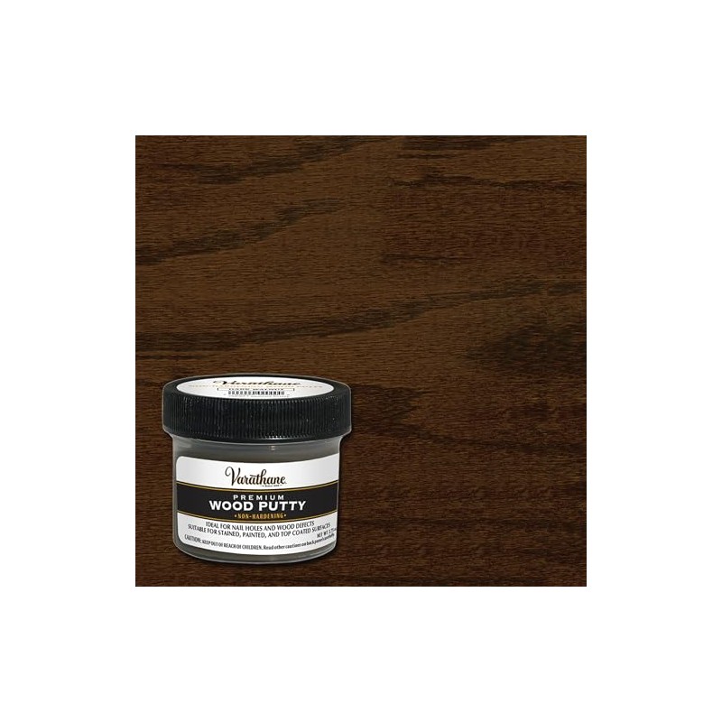 Varathane 375539 Premium Wood Putty, 3.75 oz, Dark Walnut