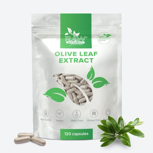 Olive Leaf Extract 500 mg 120 Capsules High Strength Extract