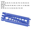 Nut Bolt and Thread Tester, Gauge for Inch and Metric