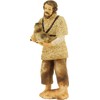 FADEDA Shepherd with Sheep and Dog/Height: 10 cm/Hand-Painted/Detailed Nativity Scene