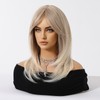 Tumhorn Blonde Wig for Women Long Wavy Wigs Middle Part