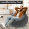 Realspring Inflatable Bean Bag Chair for Adults Blow up Chair