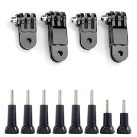 WUDQIJI Action Camera Extension Arm Tripod Mount Adapter Set with Thumb Screw Gopro Extension Adapter for GoPro General and Other Action Cameras, Total 12 Pieces Set (Reverse)