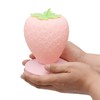 LVOERTUIG Strawberry Night Light, Cute Silicone Strawberry Lamp, LED Cute
