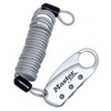 Master Lock 1559JADSLV Wire Lock, Dial, Password Setting, Coil, Carabiner