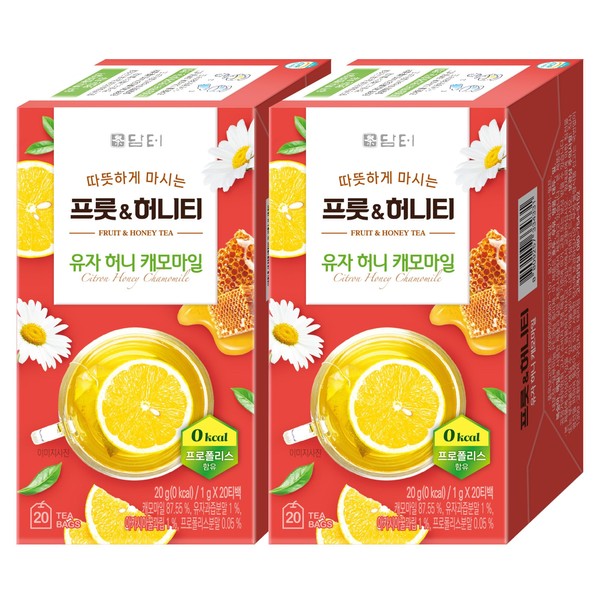 Damtuh Citron Honey Chamomile Tea Bag Zero Calorie Zero Sugar